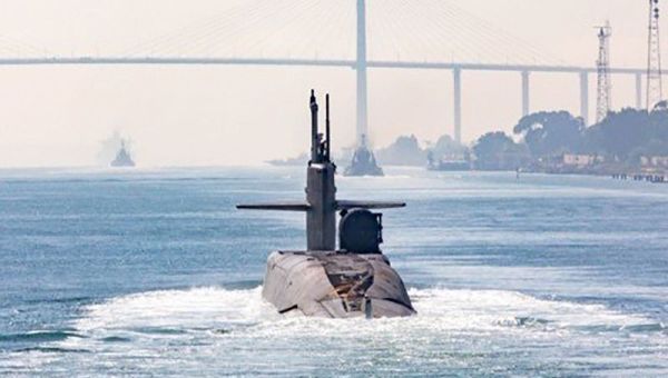 US guided missile sub surfaces in Middle East, sending message of deterrence to regional adversaries
