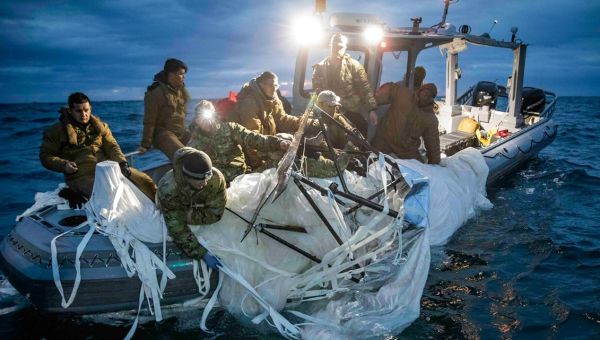 Military finishes recovering Chinese balloon debris off South Carolina coast