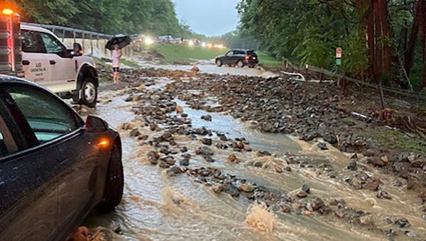 Extreme flooding overwhelms New York roadways, leaves at least one dead