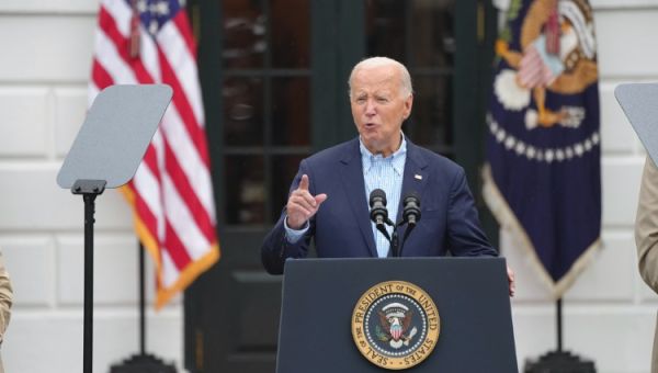 At July 4 Celebration, Biden Spouts Gibberish, Drops Further Behind in RCP Average