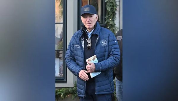 HOLDING HATE: Biden Seen Holding Anti-Israel Book During Black Friday Shopping Excursion