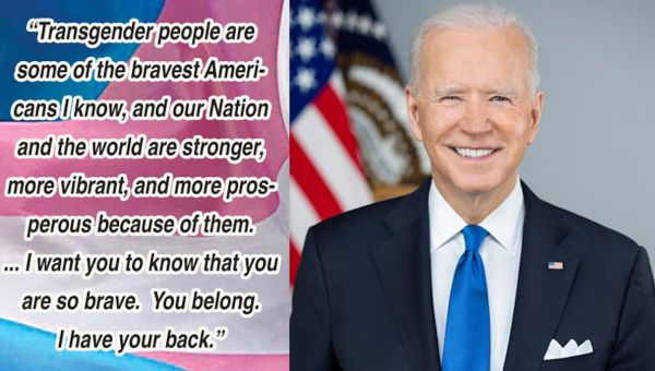 MAGA DISINFO: Biden, Easter, and the Transgender Day of visibility