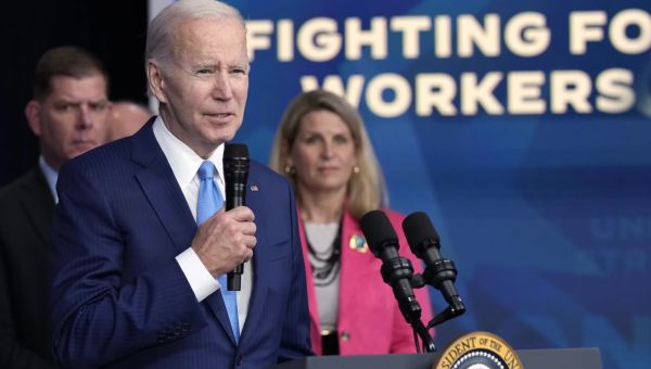 Biden fields union questions as he tries to keep grip on Democratic Party- Washington Examiner