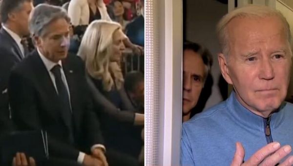 Watch: Blinken Dies Inside While Biden Blunders Through Major Geopolitical Moment