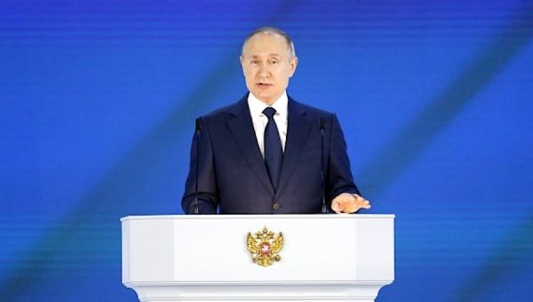 Putin warns Nato of risk of nuclear war, tries to rally the population in his State of the Nation speech
