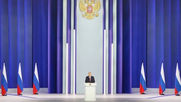Putin paints a picture of his growing Western paranoia in his State of the Nation speech