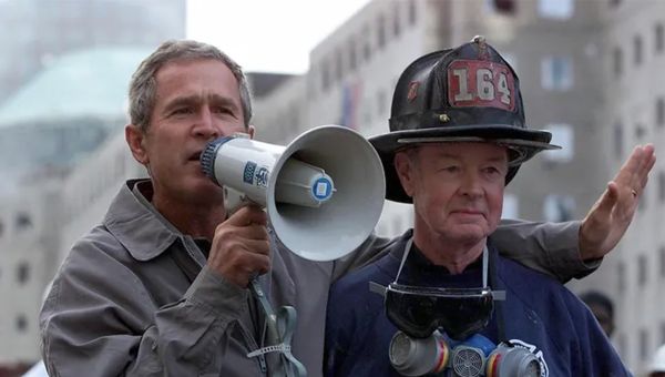 NYC firefighter who stood with President George W Bush at Ground Zero, Bob Beckwith, dies at 91