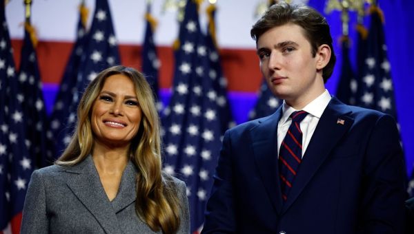 Melania Trump reveals son Barron’s living situation after dad Donald Trump enters the White House