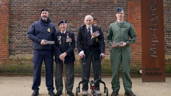 D-Day veterans ‘honoured’ to have names added to memorial wall