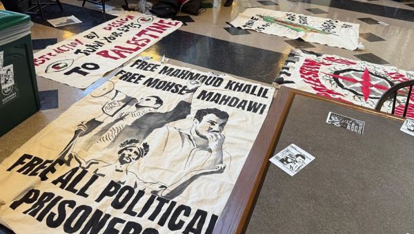 Anti-Israel agitators take over part of Columbia University library during finals, call it ‘liberation zone’