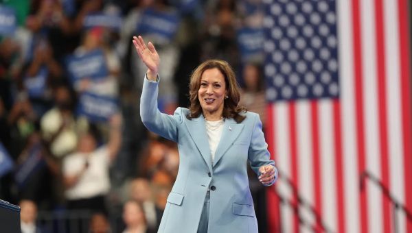Vice President Kamala Harris tells Trump to ‘say it to my face!’ at Atlanta rally