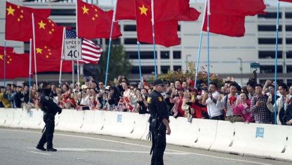 United States of China? San Francisco flies China’s flag after cleaning up city’s filth in preparation for President Xi