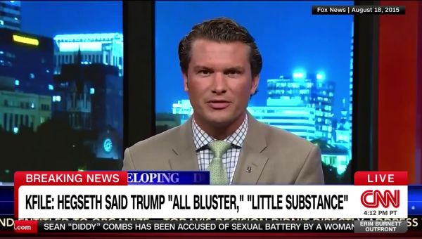 Hegseth Called Trump ‘Armchair Tough Guy’ Back In 2016