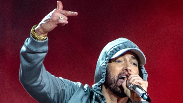 Eminem Makes Surprise Cameo at Kamala Harris Campaign Rally in Detroit - E! Online