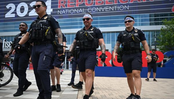 Police fatally shoot man near site of Republican national convention