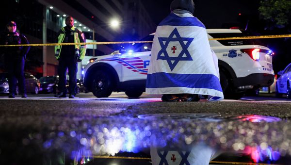 Fatal shooting of Israeli embassy workers in DC sparks outrage from Trump, Israeli president