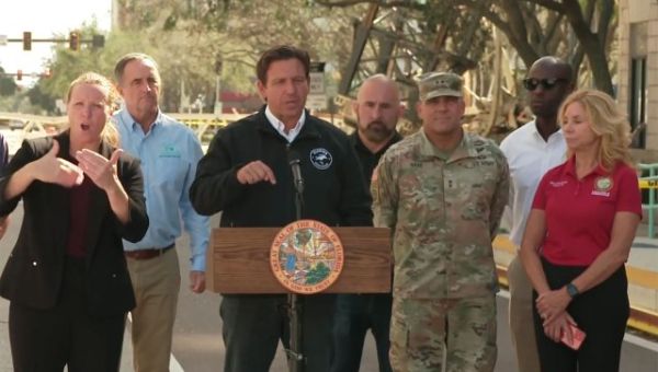 Watch live: Gov. DeSantis gives Hurricane Milton update