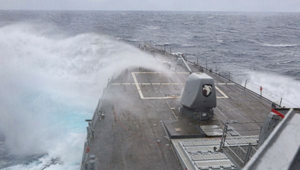 Navy sends warship through Taiwan Strait after Chinese exercise around Taiwan