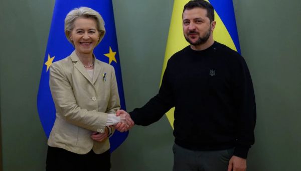 Von der Leyen: Ukraine exports 100 million tons of goods through EU 'solidarity lanes'