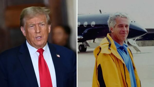 Donald Trump Caught Using Jeffrey Epstein’s Former Jet for Political Events, Campaign Insists Unaware of Plane’s History