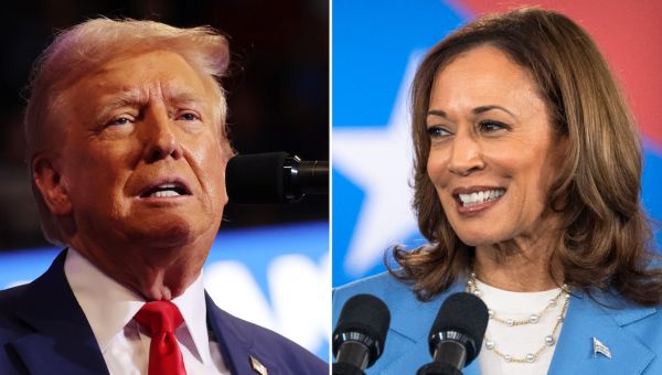 Donald Trump claims he's 'much better looking' than Kamala Harris during rally speech