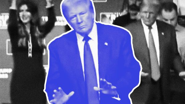 Trump shuts down supporters, jams out to his favorite tunes