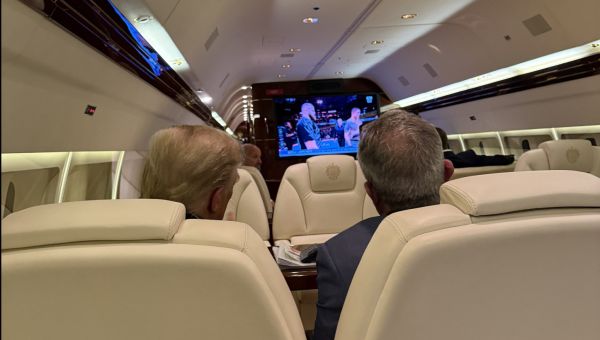 Donald Trump Boards 'Trump Force One' To New York For UFC 309 After Naming Energy Secretary