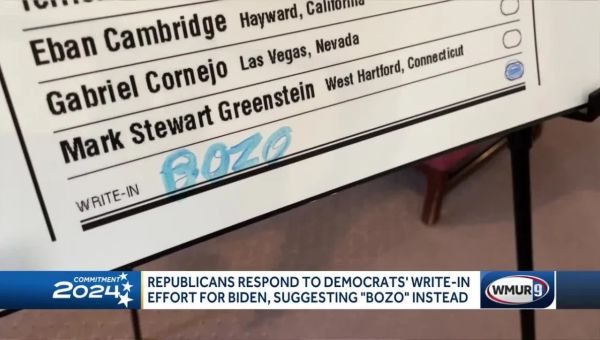Republicans respond to Democrats” write-in effort for Biden, suggesting ‘bozo’ instead
