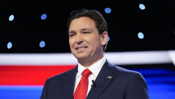 'Numbnuts' Protesters Target DeSantis Campaign Event in Iowa