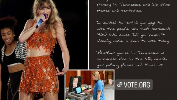 Taylor Swift urges followers to ‘vote for the people who most…