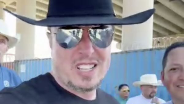 Elon Musk Had a Disastrous Livestream at the Border While Wearing His Cowboy Hat Backwards