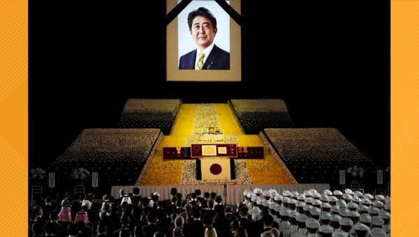 Japan’s former leader Shinzo Abe honored at divisive state funeral