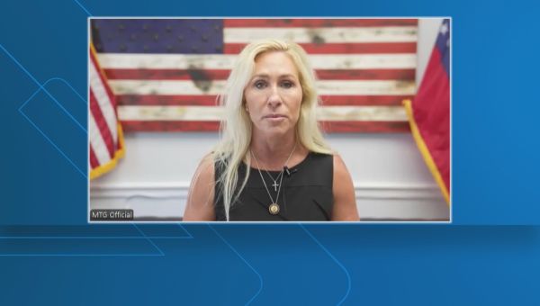 Rep. Marjorie Taylor Greene criticizes transgender athletes, defends her 'Gulf of America' bill | Full interview