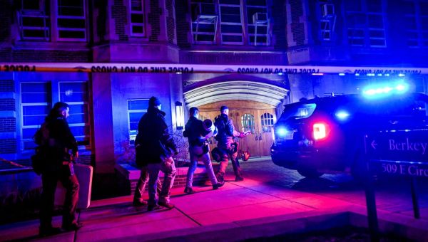 ‘Our Spartan hearts are broken’: Police seek motive for Michigan State University shooting that left 3 students dead, 5 hurt. Live updates