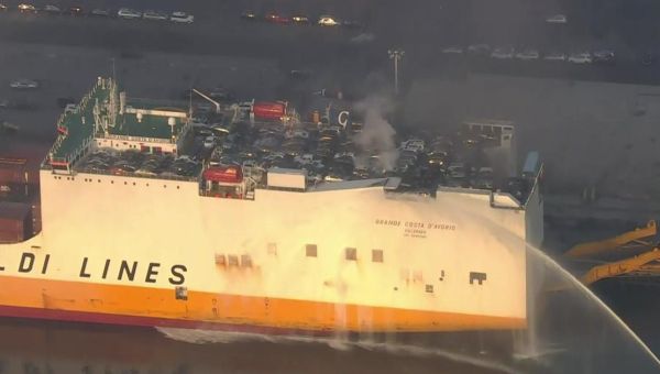Port Newark cargo ship fire that killed Firefighters Augusto Acabou, Wayne Brooks Jr. officially put out, Coast Guard says