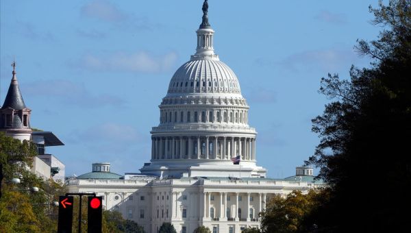 Man ‘smelling of fuel’ and carrying flare gun arrested at US Capitol on Election Day
