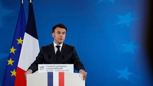 Macron says France is a loyal ally as Trump questions NATO’s mutual defence principle