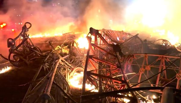 Helicopter crashes into Houston radio tower, killing 4, including child, officials say