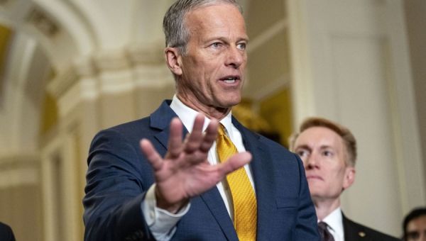Vance breaks tie to block resolution to end Trump's tariffs