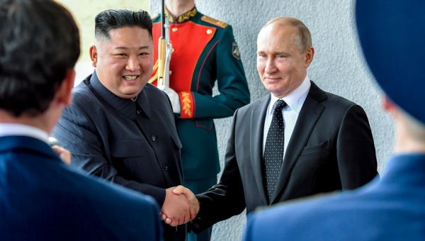 Harris says Putin's potential meeting with Kim Jong Un 'an act of desperation'