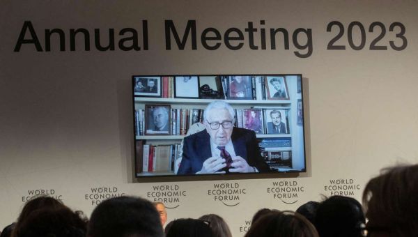 Davos day 1: China ‘passed peak Covid’; Kissinger backs Ukraine Nato membership, as first lady Zelenska seeks support – as it happened