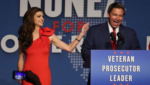 DeSantis agreed to get married at Disney World as long as Donald Duck and Mickey Mouse weren’t invited