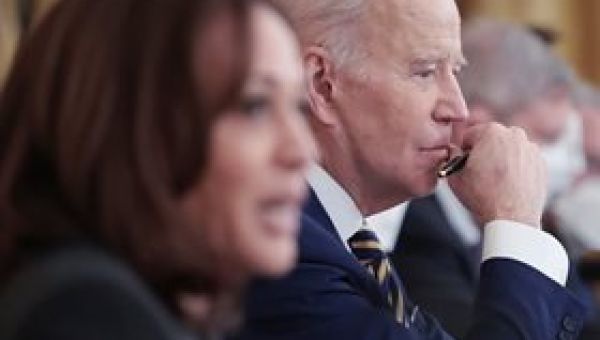 Biden, Harris Meet in Situation Room Amid Iran Threats
