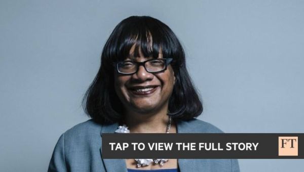 Labour MP Diane Abbott expected to be blocked from standing as parliamentary candidate