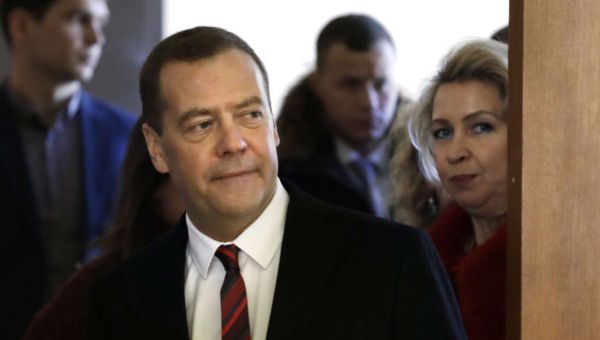 Former Russian President Medvedev suggests Japanese PM should disembowel himself
