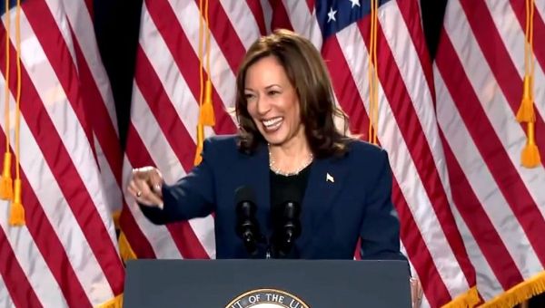 Kamala Harris rides wave of Democratic energy at kick-off event in Wisconsin