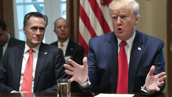 ‘FANTASTIC NEWS FOR AMERICA’: Trump celebrates Romney not seeking second term in Senate