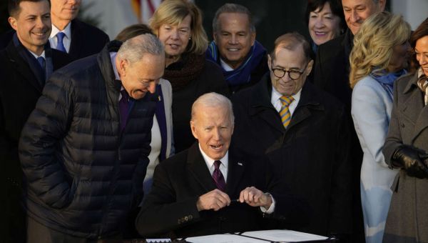 Biden signs gay marriage bill at White House ceremony