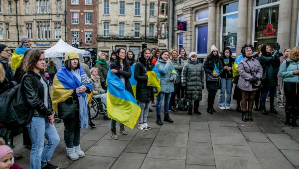 North East marks first anniversary of Ukraine War with protests and vigils