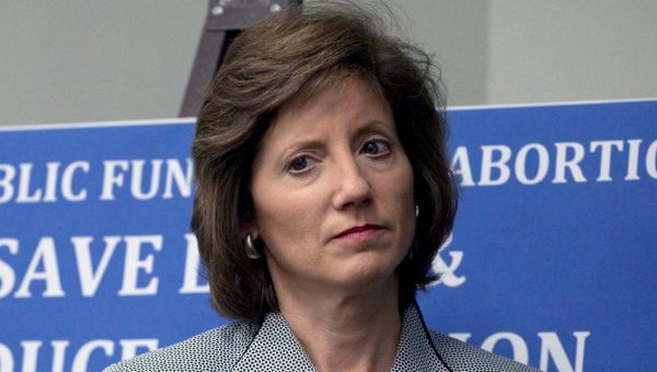 A Republican congresswoman broke down in tears begging her colleagues to vote against a same-sex marriage bill